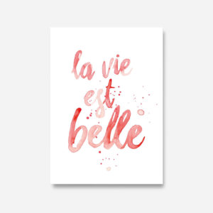 Kunstdruck-La-vie-est-belle-Leo-La-Douce
